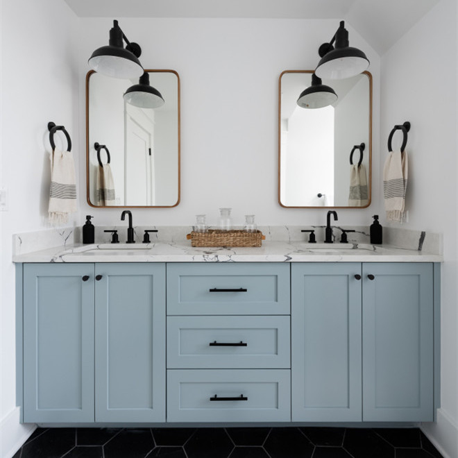 Unikalny stojący Shaker Style Multi Color Lacquer Zestaw łazienkowy Sanitarny