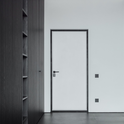 Melamina Sypialnia Drewniane drzwi wewnętrzne Panel Solid Core White Primer Modern
